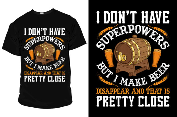 Beer T-shirt Design Template Vector Review