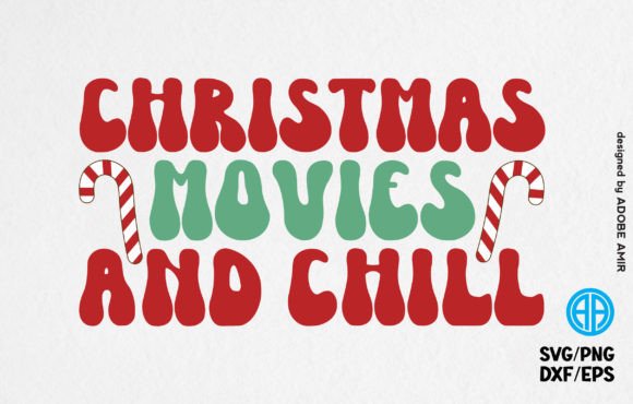 Christmas Movies and Chill Retro SVG Review