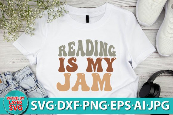 Reading is My Jam RETRO SVG Review