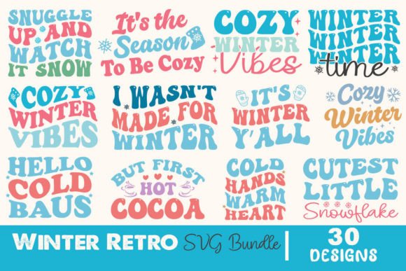 Winter Retro SVG Bundle: A Designer's Real-World Review